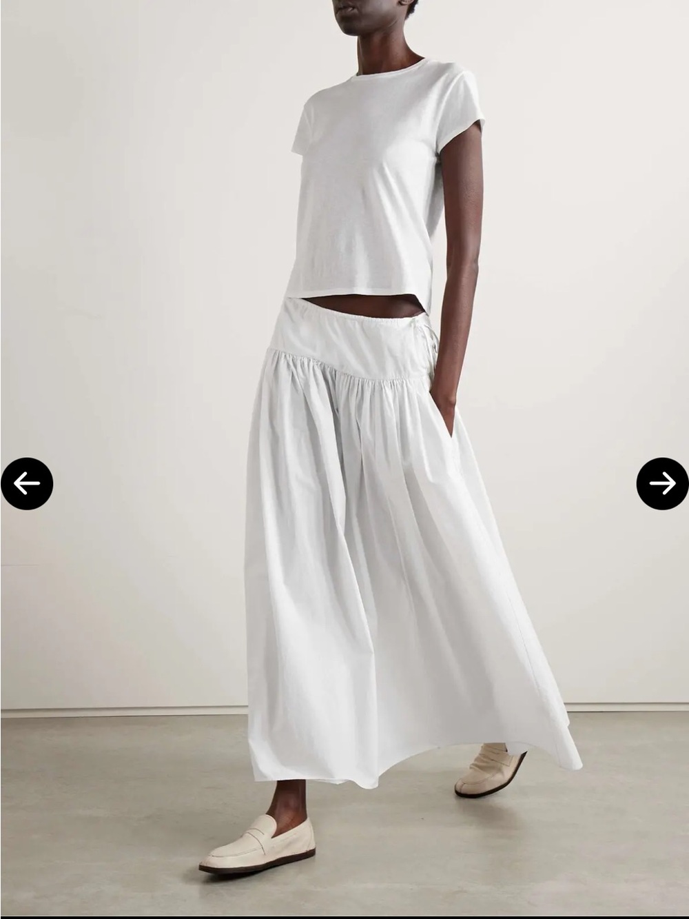 the row leddie skirt